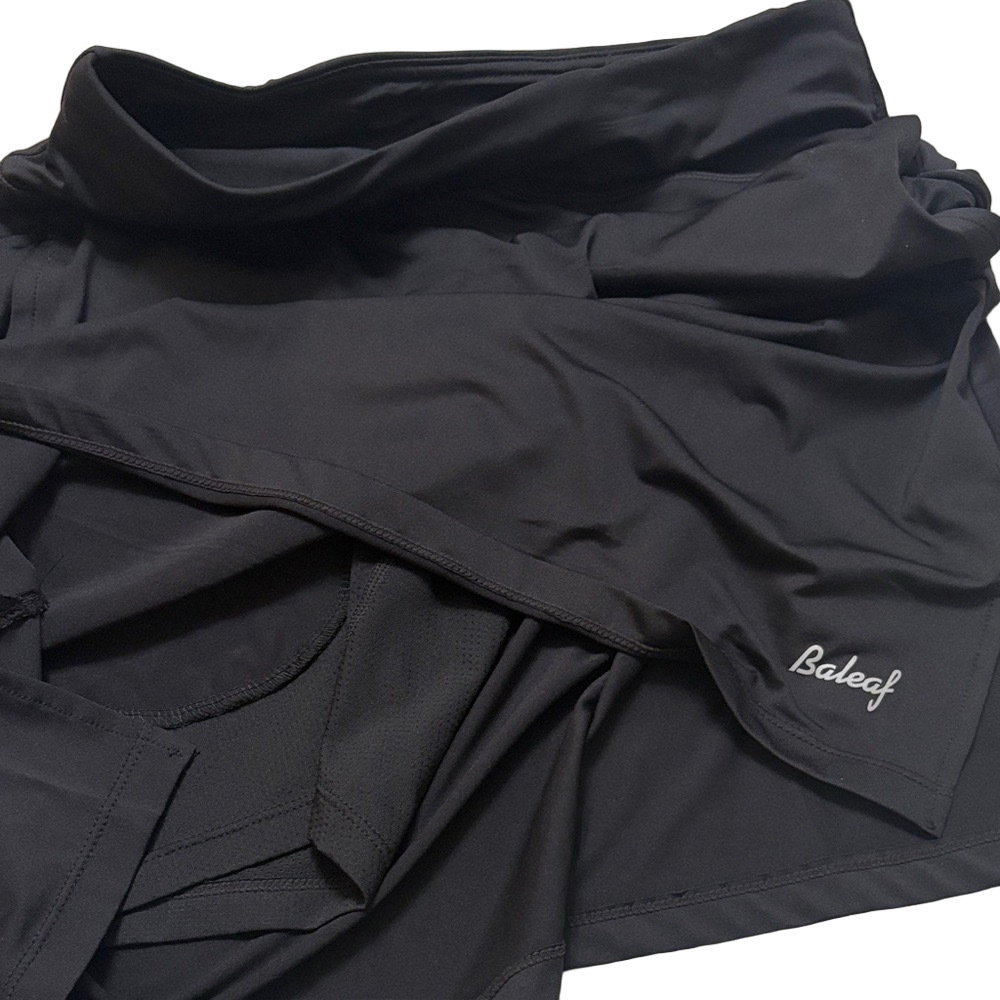 Baleaf Black Sports Longer then normal Skort EUC - Picture 5 of 5